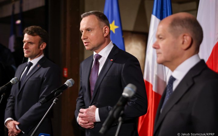 Глави держав Веймарського трикутника виступили зі спільною заявою на підтримку України
