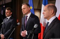 Глави держав Веймарського трикутника виступили зі спільною заявою на підтримку України