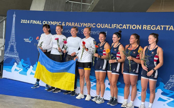 Жіноча парна четвірка з академічного веслування завоювала ліцензію на Олімпійські ігри у Парижі