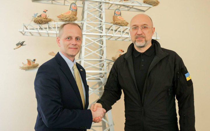 Шмигаль і тимчасовий повірений у справах США обговорили співпрацю в енергетиці й виробництво ядерного палива