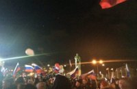 В оккупированном Симферополе "отпраздновали" аннексию с "Любэ" и Чичериной