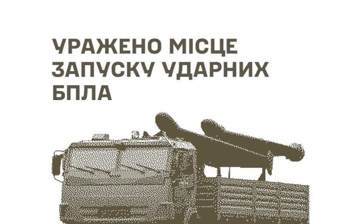 Сили оборони уразили місця запуску дронів та засоби розвідки РФ