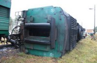 Во Львовской области поезд сошел с рельс