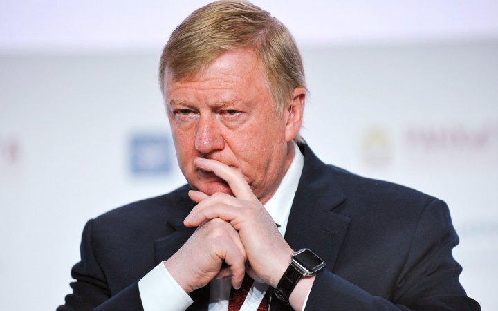 Спецпредставник Путіна Чубайс подав у відставку і виїхав з Росії, – Bloomberg