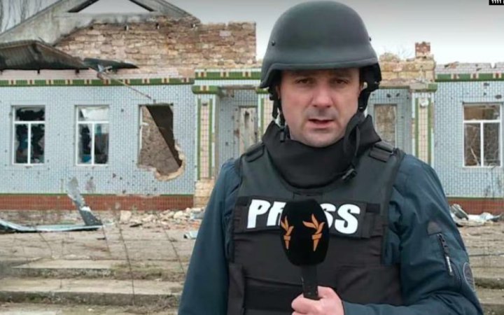 Журналіст Дмитро Євчин отримав поранення під час зйомок телесюжету на півдні України