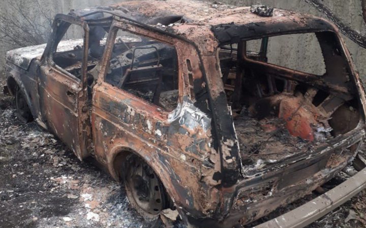 Росіяни атакували цивільний автомобіль на Ізюмщині, поранені люди