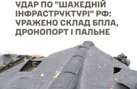 Сили оборони уразили "шахедну інфраструктуру" Росії: склад, дронопорт і пальне
