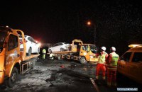 В Китае произошло ДТП с участием 31 авто, 15 человек погибли