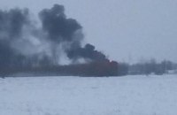 Под Васильковом горела граничащая с военным аэродромом нефтебаза "БРСМ-Нафта" 
