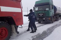 У Рівненській та Львівській областях обмежили рух транспорту через погодні умови 