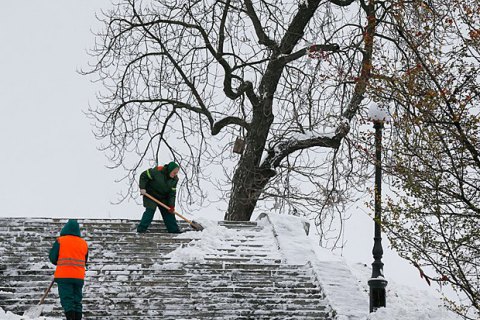В ночь на среду в Киеве ожидается мокрый снег, днем до +3 градусов
