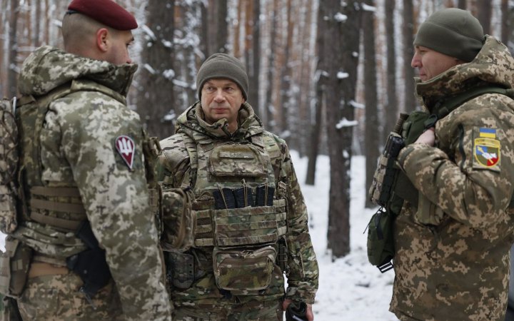 Генерал Сирський відвідав позиції на Куп'янському та Бахмутському напрямках