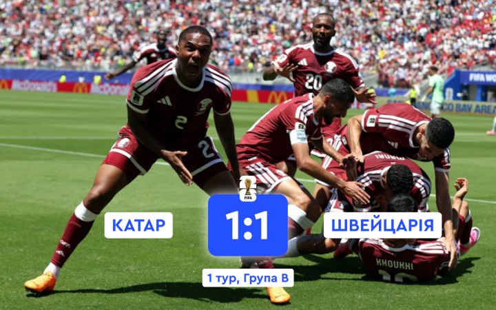 Сенсація в Каліфорнії. Катар уникнув поразки в матчі проти Швейцарії на ЧС-2026