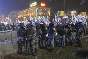 На Майдан подтянулись бойцы Беркута