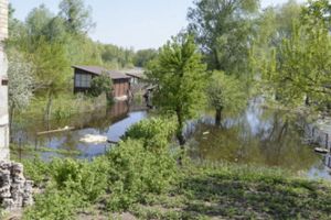 В Черкасской области из-за сброса воды Каневской ГЭС подтоплены дома