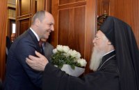 Парубий пригласил вселенского патриарха Варфоломея выступить в Раде
