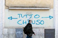 В Италии за сутки выявили еще полторы тысячи случаев COVID-19, умерли 133 человека
