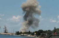 В окупованому Бердянську підірвали автомобіль із російським військовим