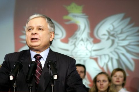 Качиньский: с Бандерой Украина в Европу не войдет