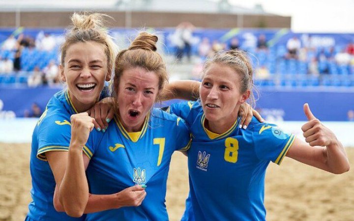 Жіноча збірна України з пляжного футболу увійшла у топ-3 світового рейтингу