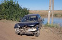 На Харківщині неповнолітній викрав автомобіль і влетів на ньому у стовп