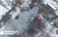 На Бахмутському напрямку нацгвардійці знищили ворожий склад боєприпасів