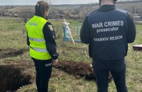 У Харківській області ексгумували тіла вбитих росіянами братів