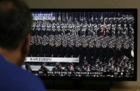 КНДР провела военный парад в преддверии Олимпиады