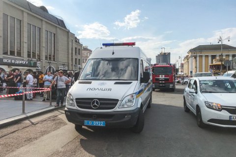 В Киеве "минировали" центральный железнодорожный вокзал