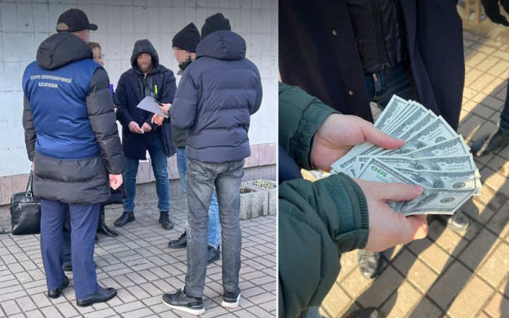 Старшого детектива БЕБ по Києву та області піймали на хабарі, керівника Теруправління відсторонили