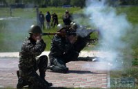 В Новых Петровцах проходят учения Второго батальона Нацгвардии 