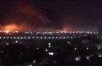 В российском городе Брянск горит нефтебаза (обновлено)