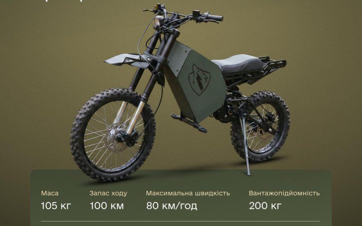 Міноборони допустило до використання у ЗСУ електромотоцикл W