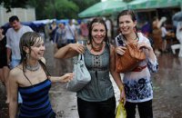 В понедельник в Киеве гроза и до +27
