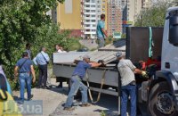 "Киевблагоустройство" демонтировало забор на строительстве новой подстанции на Осокорках