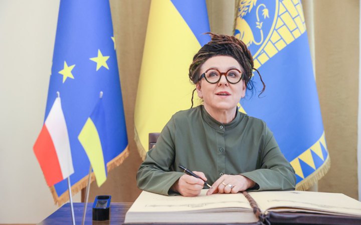 Лауреатка Нобелівської премії з літератури Токарчук: Культура може бути зброєю для захисту народу