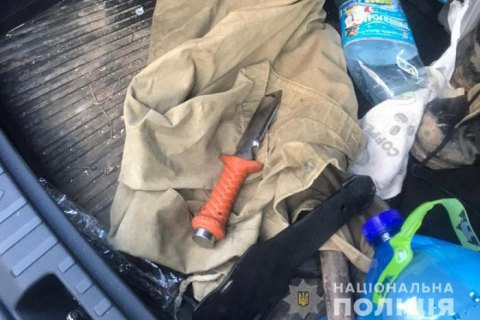 В Киеве в правительственном квартале задержали мужчину с пистолетом и ножом