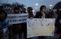 В Ялте 30 человек провели антивоенный митинг 