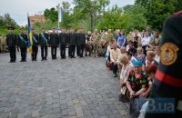 В Киеве попрощались с погибшим комбатом Андреем Жуком