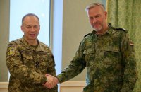 Головнокомандувач ЗСУ Сирський провів зустріч з делегацією НАТО на чолі з Бауером