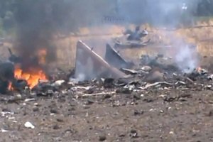 В России разбился военный самолет