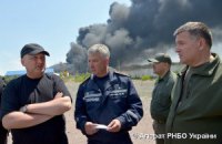 Кабмин создал комиссию по пожару на нефтебазе