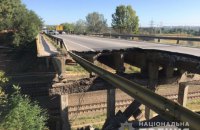"Укравтодор" назвал вероятную причину обвала моста в Харькове