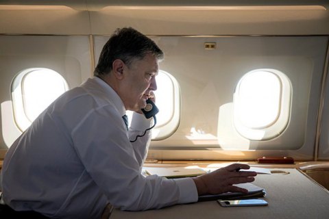 Порошенко отбыл с рабочим визитом в США