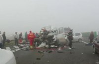 В Румынии в ДТП столкнулись более 20 автомобилей