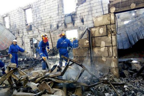 К пожару в доме престарелых мог привести взрыв телевизора