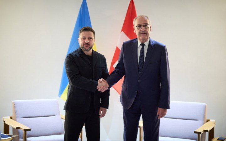 Зеленський у Женеві зустрівся з президентом Швейцарії