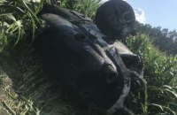 В Сумской области упал вертолет, пилот погиб