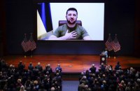 Президент Зеленский обратился к Конгрессу США с призывом вводить санкции, пока военная машина России не остановится