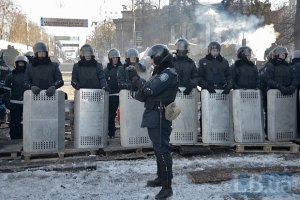 На Грушевского для "Беркута" и внутренних войск организовали трансляцию новостей